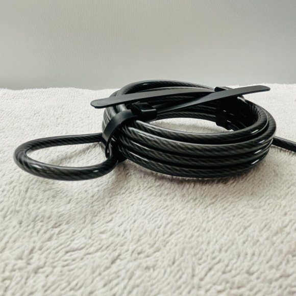 NIB CODI Key Cable Lock A02001 w/Fastener, Keys, Instructions, Steel, 6.5 Ft L - Picture 4 of 11